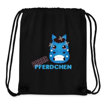 ! Brrr Pferdchen - Winter Pony - Stanley/Stella recycelter Gym Bag - Schwarz - Vorne
