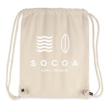 Design Surf in socoa - Stanley/Stella recycelter Gym Bag - Naturweiß - Vorne