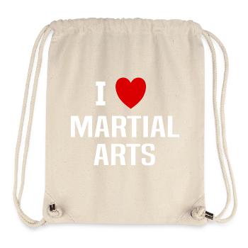 I love martial arts - Stanley/Stella Recycled Gym Bag - natural - Front