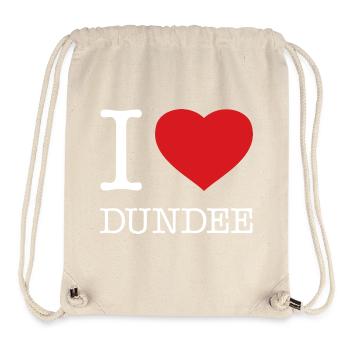 I LOVE DUNDEE - Stanley/Stella Recycled Gym Bag - natural - Front