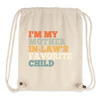 Stepmother's favorite child - Stanley/Stella Recycled Gym Bag - natural - Front