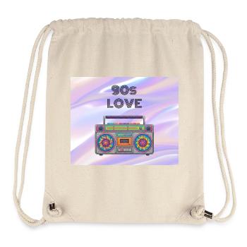 90s Love Boombox - Stanley/Stella Recycled Gym Bag - natural - Front