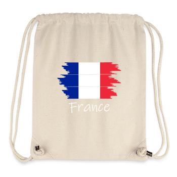 French flag - Stanley/Stella Recycled Gym Bag - natural - Front