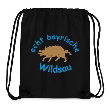 Bayern - Stanley/Stella recycelter Gym Bag - Schwarz - Vorne