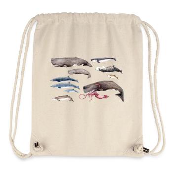Sperm whales and beaked whales - Sperm whales & Beaked whales - Stanley/Stella Recycled Gym Bag - natural - Front