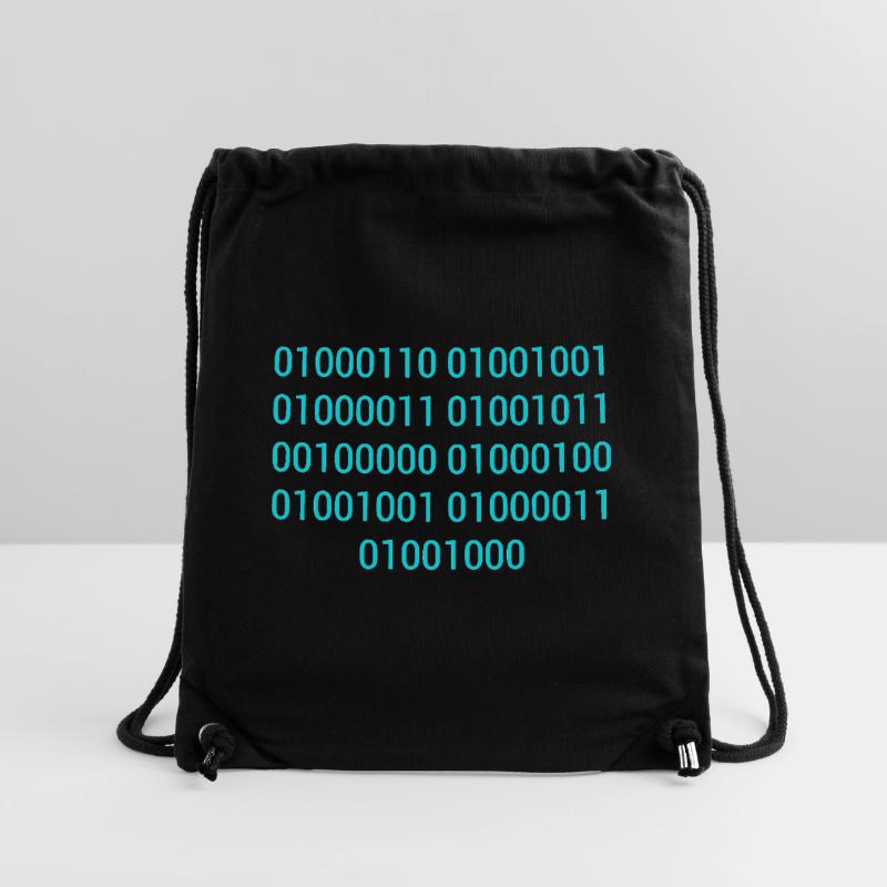 CODE BINAIRE / CODE BINAIRE F**K T’IDÉE CADEAU Sac à cordon recyclé Stanley/Stella