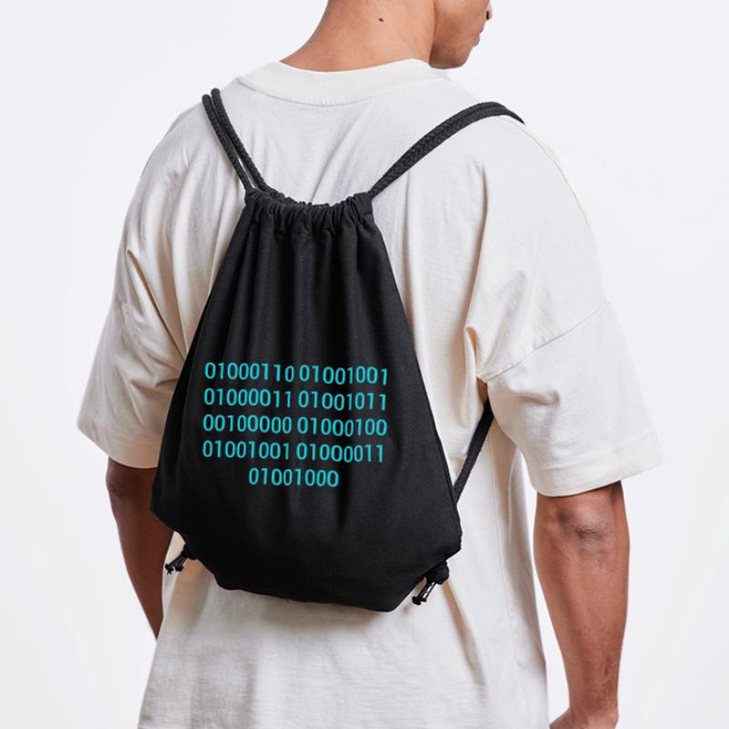 CODE BINAIRE / CODE BINAIRE F**K T’IDÉE CADEAU Sac à cordon recyclé Stanley/Stella