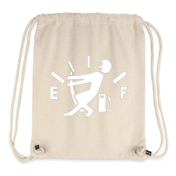 Leere Tankanzeige - Stanley/Stella recycelter Gym Bag - Naturweiß - Vorne