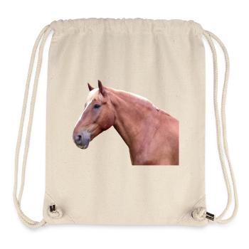 Pferdekopf Pferd Dressurpferd Pferderasse Reiter - Stanley/Stella recycelter Gym Bag - Naturweiß - Vorne
