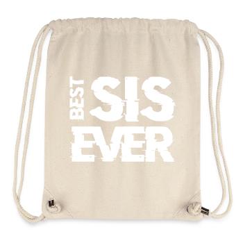 BEST SIS EVER new - Sac à cordon recyclé Stanley/Stella - blanc naturel - Devant