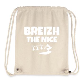 Brittany, Celtic, Breizh, surf, surf fan - Stanley/Stella Recycled Gym Bag - natural - Front