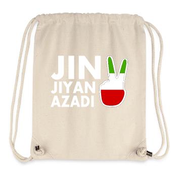 jin jiyan azadi - Stanley/Stella Recycled Gym Bag - natural - Front