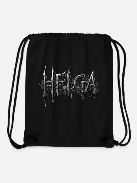 Heavy Metal Helga - Stanley/Stella recycelter Gym Bag - Schwarz