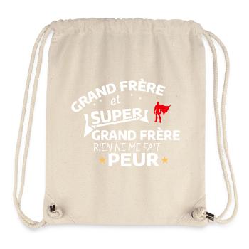 Super Big Brother Heroic Paraphrasing - Stanley/Stella Recycled Gym Bag - natural - Front