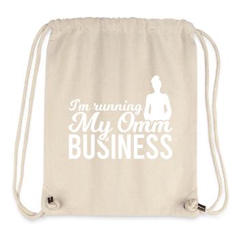Yoga Teacher Joke - Stanley/Stella Recycled Gym Bag - natural - Front
