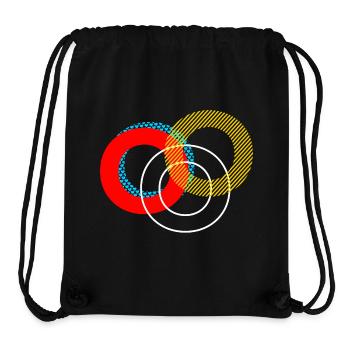 O Lettering Design - Stanley/Stella Recycled Gym Bag - black - Front