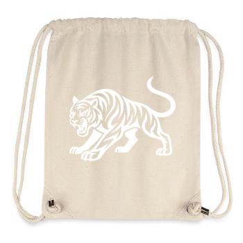 Tiger Animal Tier - Stanley/Stella Recycled Gym Bag - natural - Front