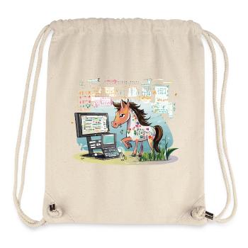 Digital Graffiti Pony - Stanley/Stella Recycled Gym Bag - natural - Front