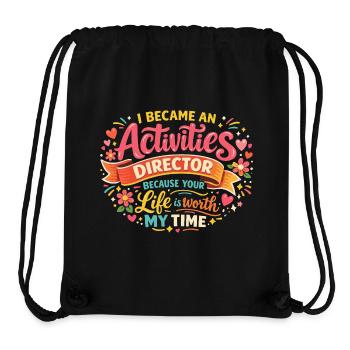 Life Animator: An Exciting Job - Stanley/Stella Recycled Gym Bag - black - Front