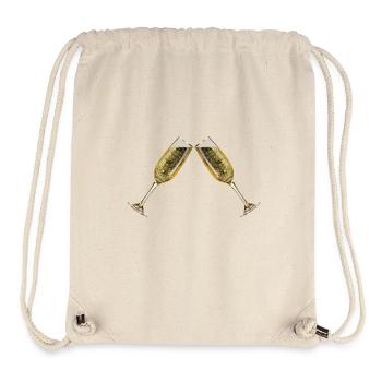 lunettes - Sac à cordon recyclé Stanley/Stella - blanc naturel - Devant