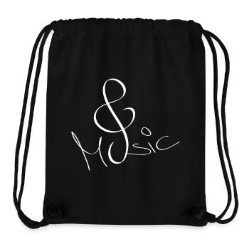music - Stanley/Stella recycelter Gym Bag - Schwarz - Vorne