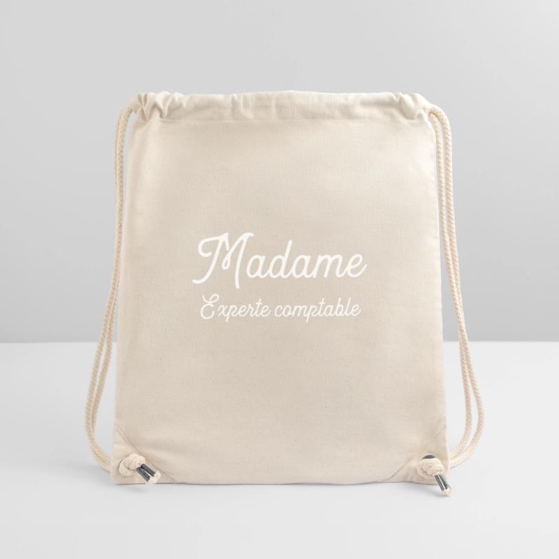 Madame Experte comptable cadeau Sac à cordon recyclé Stanley/Stella