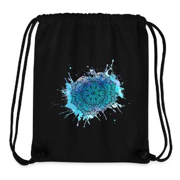 Mandala - Stanley/Stella recycelter Gym Bag - Schwarz - Vorne