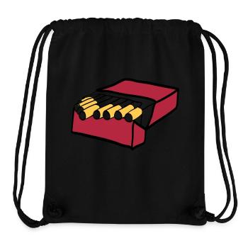 Zigaretten - Stanley/Stella recycelter Gym Bag - Schwarz - Vorne