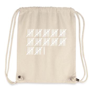 61 Geburtstag Strichliste - 61 Jahre alt - Stanley/Stella recycelter Gym Bag - Naturweiß - Vorne
