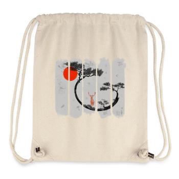 Shika - Sac à cordon recyclé Stanley/Stella - blanc naturel - Devant