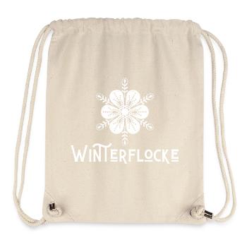 Winter Flake - Vocabulary - Forgotten Words - Stanley/Stella Recycled Gym Bag - natural - Front