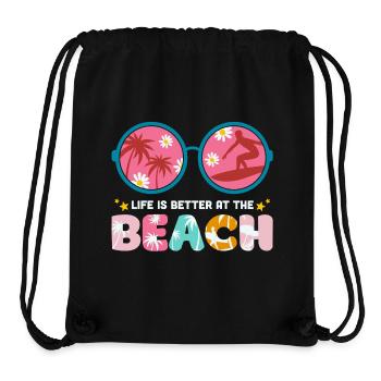 Sommerferien, Sommer, Hallo Sommer - Stanley/Stella recycelter Gym Bag - Schwarz - Vorne