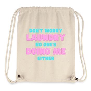 Verspielte Wäscherei Do-It-Yourself Zitat - Stanley/Stella recycelter Gym Bag - Naturweiß - Vorne