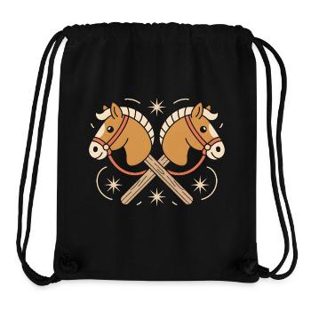Hobby Horsing - Stanley/Stella recycelter Gym Bag - Schwarz - Vorne