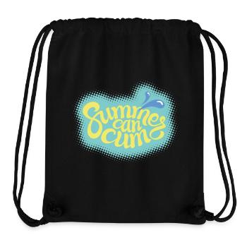 Hot Summer Vibe – Summers Can Statement - Stanley/Stella Recycled Gym Bag - black - Front