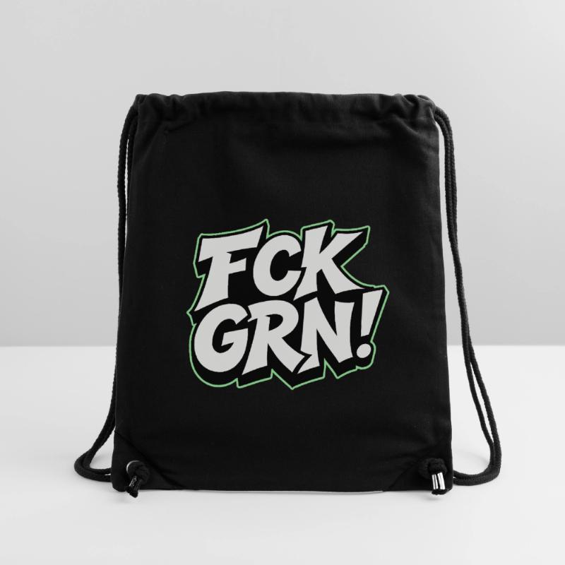 FCK GRN Statement lettering Stanley/Stella Recycled Gym Bag