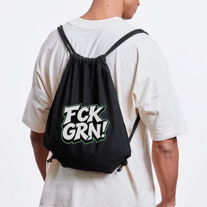 FCK GRN Statement lettering Stanley/Stella Recycled Gym Bag