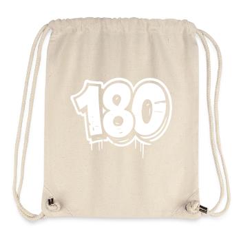 180 Dartsport Profi Outfit Volltreffer - Stanley/Stella recycelter Gym Bag - Naturweiß - Vorne