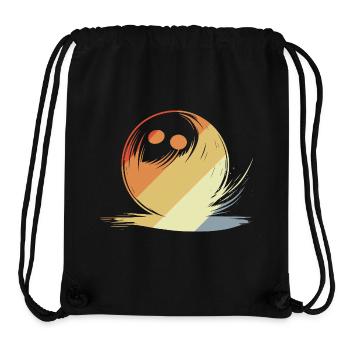 Bowling Drawing Retro Style - Stanley/Stella Recycled Gym Bag - black - Front