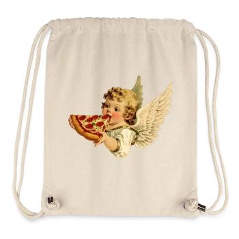 Pizza Cherub – Angel with Pepperoni - Stanley/Stella Recycled Gym Bag - natural - Front