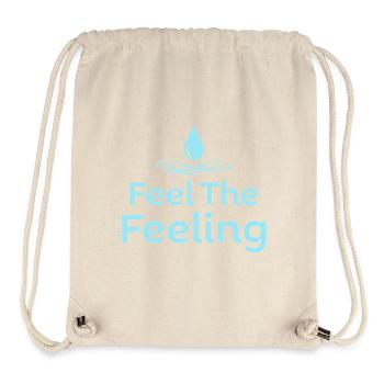 Feel the Feeling Mindfulness Water Drops - Stanley/Stella Recycled Gym Bag - natural - Front