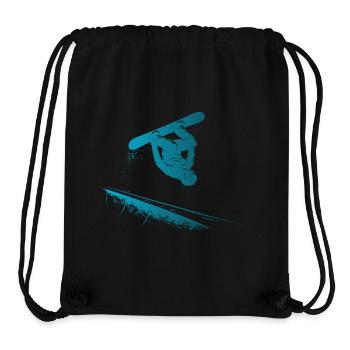 Slopestyle Salto Freestyle Wintersport Action - Stanley/Stella recycelter Gym Bag - Schwarz - Vorne