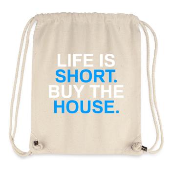 Life is short Funny Realtor Real Estate Agent - Stanley/Stella Recycled Gym Bag - natural - Front