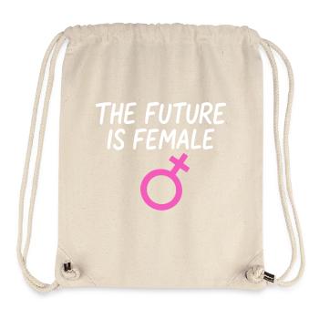 Female Saying Empowerment Girl Power - Stanley/Stella Recycled Gym Bag - natural - Front