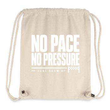 No Pace No Pressure - Stanley/Stella Recycled Gym Bag - natural - Front