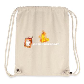 #berlinbrennt - Stanley/Stella recycelter Gym Bag - Naturweiß - Vorne