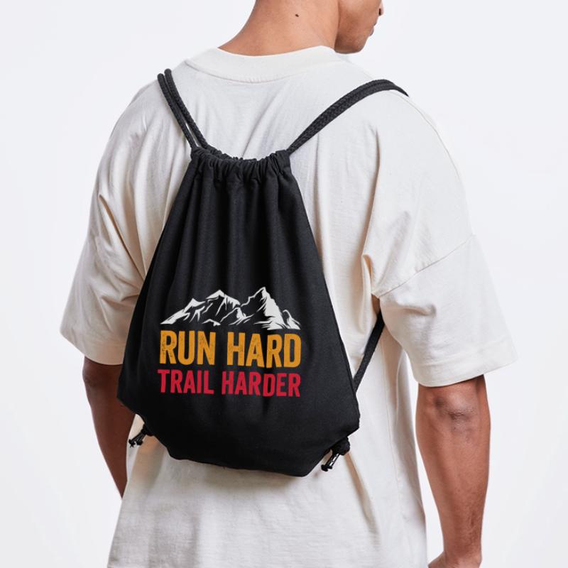 Courez fort. Trail plus difficile. Sac à cordon recyclé Stanley/Stella