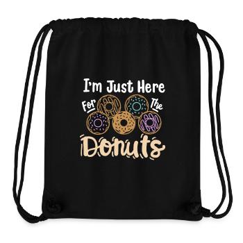 Donuts Donut-Liebhaber - Stanley/Stella recycelter Gym Bag - Schwarz - Vorne