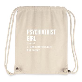 psychiatrie - Sac à cordon recyclé Stanley/Stella - blanc naturel - Devant