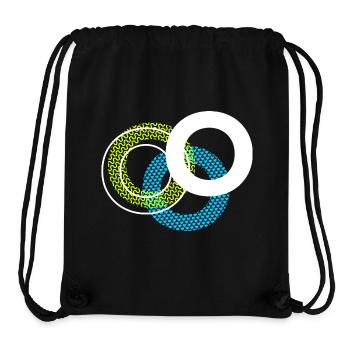 O Letter - Stanley/Stella Recycled Gym Bag - black - Front